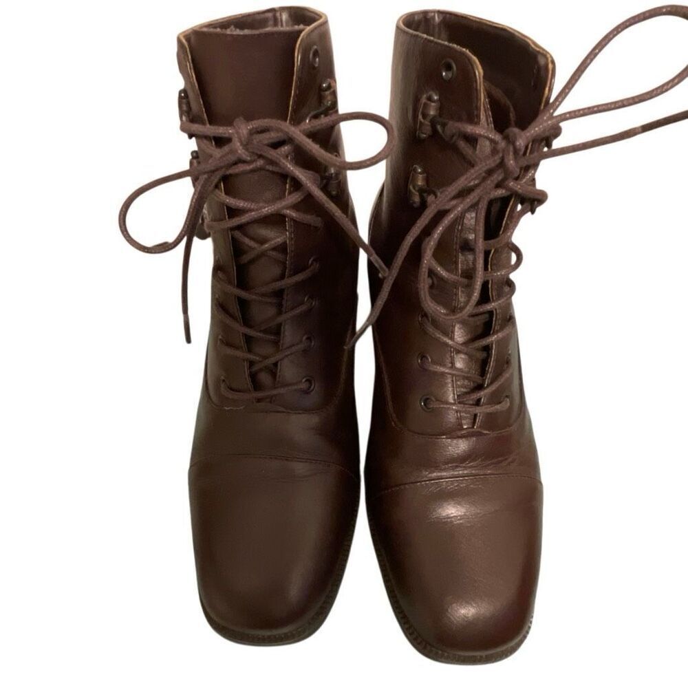 Ship’n Shore Women’s Vintage Leather Boots - Picture 5 of 13